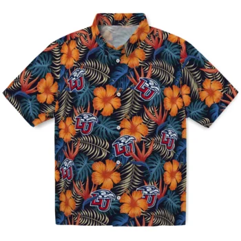 liberty flames hibiscus foliage hawaiian shirts best selling