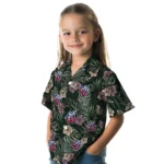 Liberty Flames Hawaiian Shirt – Hibiscus Leaves Pattern