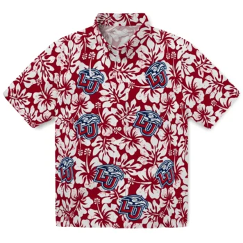 liberty flames hibiscus motif red white hawaiian shirts best selling