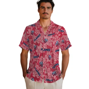 liberty flames hibiscus oasis red hawaiian shirts fashion forward