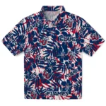 Liberty Flames Hawaiian Shirt – Hibiscus Overlay