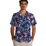 Liberty Flames Hawaiian Shirt – Hibiscus Overlay