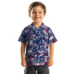 Liberty Flames Hawaiian Shirt – Hibiscus Overlay