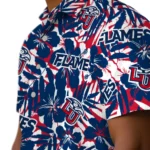 Liberty Flames Hawaiian Shirt – Hibiscus Overlay