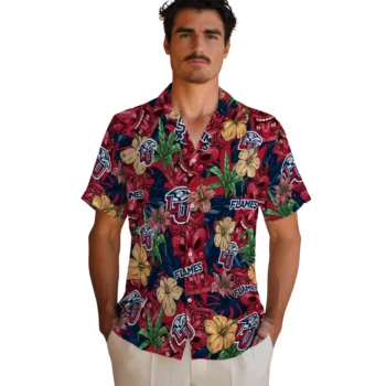 liberty flames tiki jungle red hawaiian shirts fashion forward