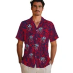 Liberty Flames Hawaiian Shirt – Leaf Outline