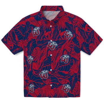 liberty flames monstera layer red hawaiian shirts best selling