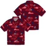 Liberty Flames Hawaiian Shirt – Palm And Clouds