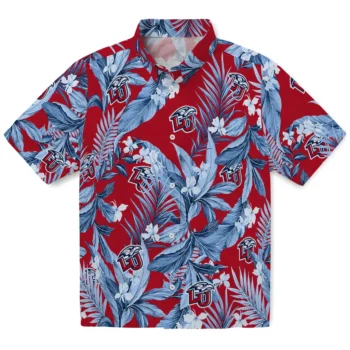 liberty flames palm leaves red hawaiian shirts best selling