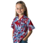 Liberty Flames Hawaiian Shirt – Palm Leaves