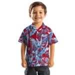 Liberty Flames Hawaiian Shirt – Palm Leaves