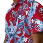 Liberty Flames Hawaiian Shirt – Palm Leaves