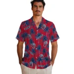 Liberty Flames Hawaiian Shirt – Palm Tree Motif