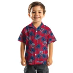 Liberty Flames Hawaiian Shirt – Palm Tree Motif