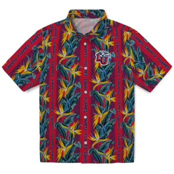 liberty flames paradise vines red hawaiian shirts best selling