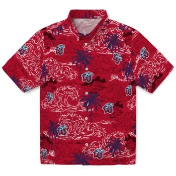 liberty flames wave palm red hawaiian shirts best selling