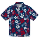 Los Angeles Angels Hawaiian Shirt – Hibiscus Flower Design