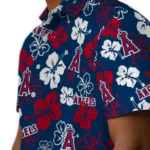 Los Angeles Angels Hawaiian Shirt – Hibiscus Flower Design