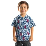 Los Angeles Angels Hawaiian Shirt – Hibiscus Motif