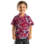 Los Angeles Angels Hawaiian Shirt – Hibiscus Overlay