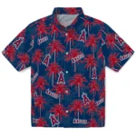 Los Angeles Angels Hawaiian Shirt – Palm Tree Motif