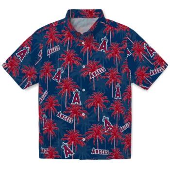 los angeles angels palm grove blue hawaiian shirts best selling