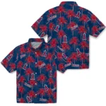 Los Angeles Angels Hawaiian Shirt – Palm Tree Motif