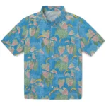 Los Angeles Chargers Hawaiian Shirt – Anthurium Overlay