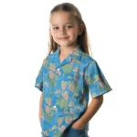 Los Angeles Chargers Hawaiian Shirt – Anthurium Overlay