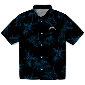 los angeles chargers bamboo branches blue black hawaiian shirts best selling