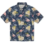 Los Angeles Chargers Hawaiian Shirt – Flamingo Hibiscus