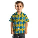 Los Angeles Chargers Hawaiian Shirt – Golfing Plaid