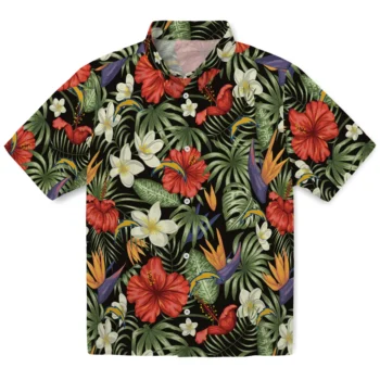 los angeles chargers hibiscus bird hawaiian shirts best selling