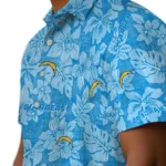 Los Angeles Chargers Hawaiian Shirt – Hibiscus Oasis