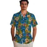 Los Angeles Chargers Hawaiian Shirt – Hibiscus Tiki Jungle