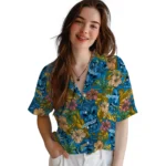 Los Angeles Chargers Hawaiian Shirt – Hibiscus Tiki Jungle