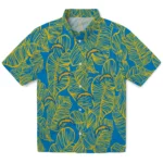 Los Angeles Chargers Hawaiian Shirt – Leaf Outline