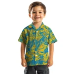 Los Angeles Chargers Hawaiian Shirt – Monstera Layer