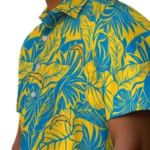 Los Angeles Chargers Hawaiian Shirt – Monstera Layer