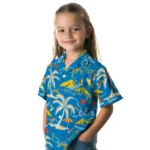 Los Angeles Chargers Hawaiian Shirt – Palm Tree Island
