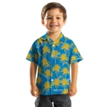 Los Angeles Chargers Hawaiian Shirt – Palm Tree Motif