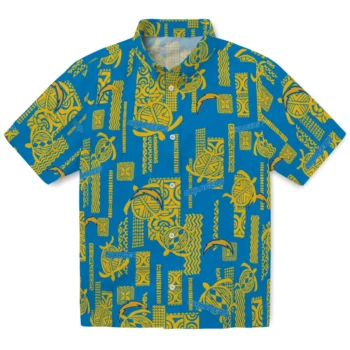 los angeles chargers turtle lines blue hawaiian shirts best selling