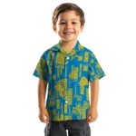 Los Angeles Chargers Hawaiian Shirt – Turtle Lines