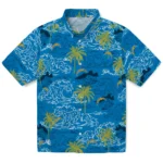 Los Angeles Chargers Hawaiian Shirt – Wave Palm