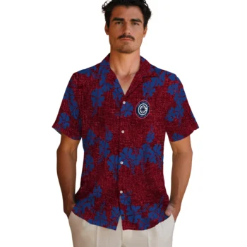 los angeles clippers hibiscus petals red hawaiian shirts fashion forward