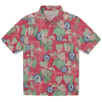los angeles clippers anthurium overlay red hawaiian shirts best selling