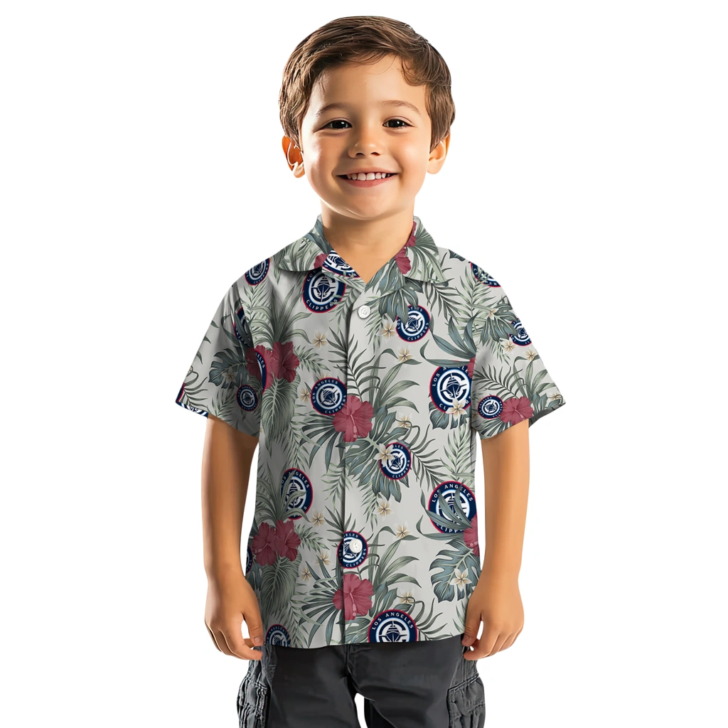 Los Angeles Clippers Hawaiian Shirt - Hibiscus Designs los angeles clippers hibiscus designs beige hawaiian shirts top rated