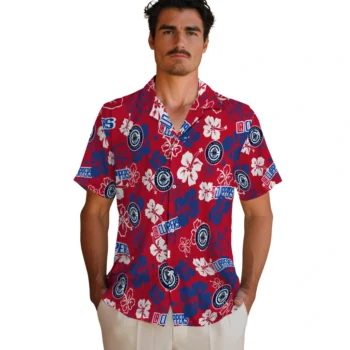 los angeles clippers hibiscus bloom red hawaiian shirts fashion forward