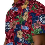 Los Angeles Clippers Hawaiian Shirt – Hibiscus Tiki Jungle