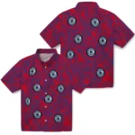 Los Angeles Clippers Hawaiian Shirt – Leaf Outline